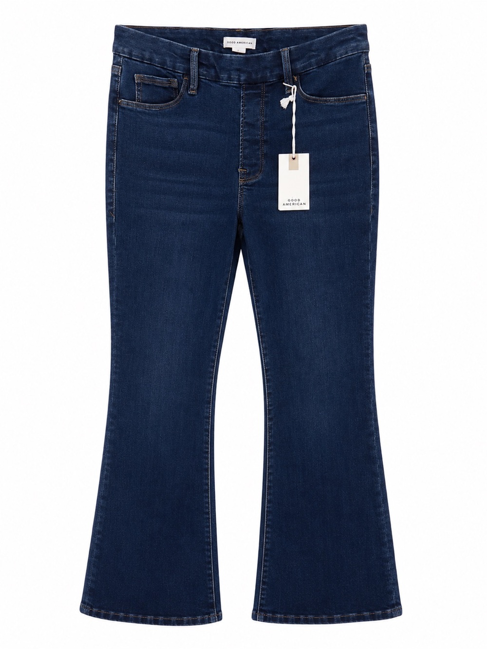 Good American Indigo Flare Jeans